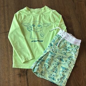 Star Wars Baby Yoda Swim Set